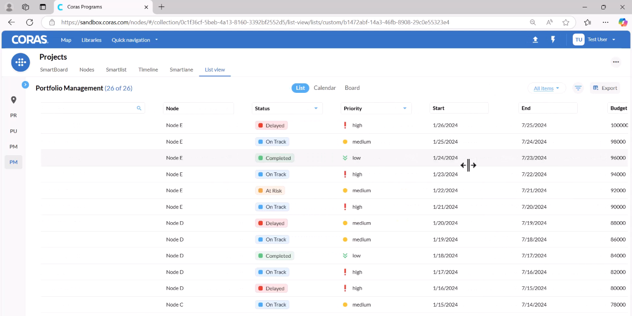 Field selection interface with checkboxes for adding fields to the list